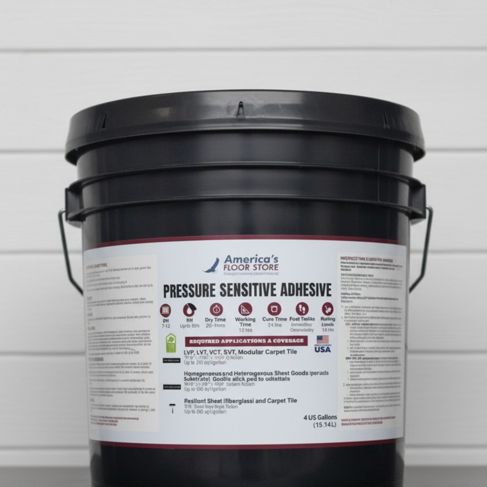 C0-adhesives-PRESSURE_SENSITIVE Pressure Sensitive Flooring Adhesive – 4 Gallon - Image 1