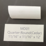 Quarter-Round – 11/16" x 11/16"x12' (inch)