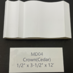 Crown – 1/2" x 3-1/2" x 12' (inch)