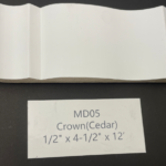 Crown – 1/2" x 4-1/2" x 12' (inch)