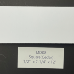 Square – 1/2" x 7-1/4" x 12' (inch)