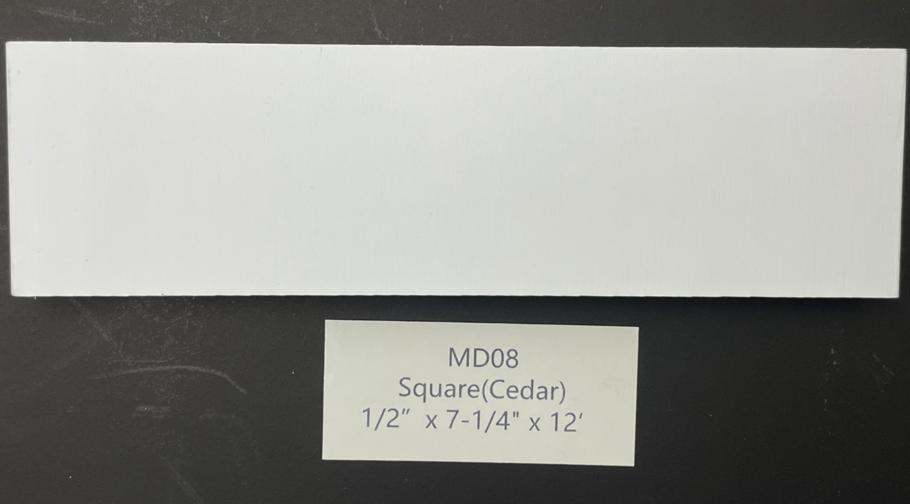 Square – 1/2" x 7-1/4" x 12' (inch) Square – 1/2" x 7-1/4" x 12' (inch) - Image 1