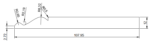 Base – 1/2"x 4-1/4" x 12' (inch) - Image 3