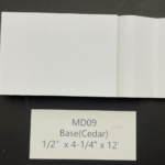 Base – 1/2"x 4-1/4" x 12' (inch)