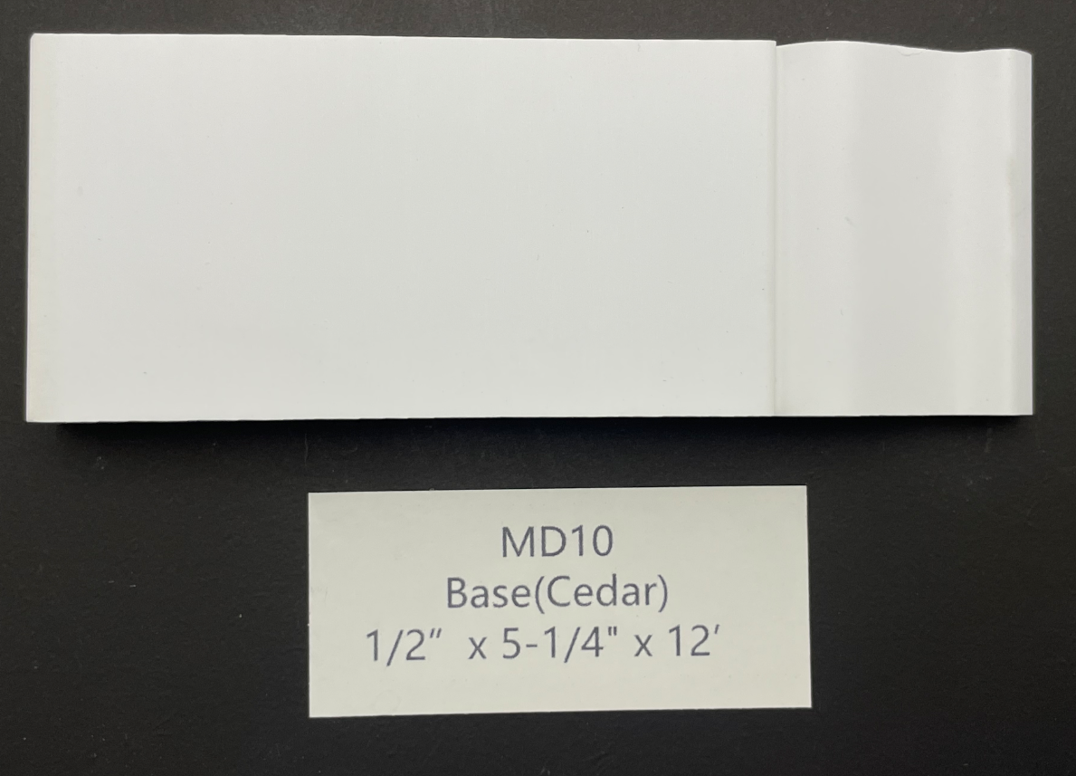 Base – 1/2" x 5-1/4" x 12' (inch) Base – 1/2" x 5-1/4" x 12' (inch) - Image 1