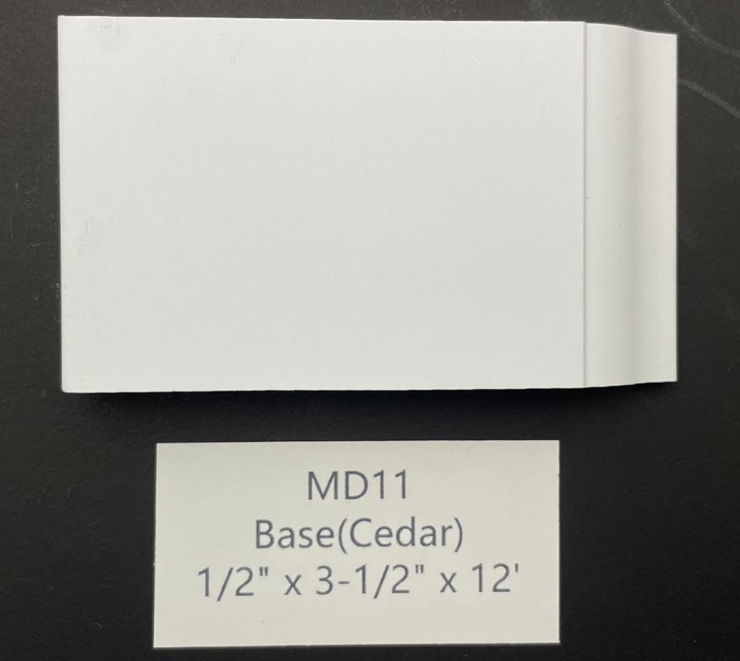 Base – 1/2"x 3-1/2" x 12' (inch) Base – 1/2"x 3-1/2" x 12' (inch) - Image 1