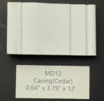 Casing – 0.64" x 3.19" x 12' (inch)