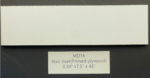 Stair Riser Plywood (White/White) – 0.34x7.5"x48" (inch)